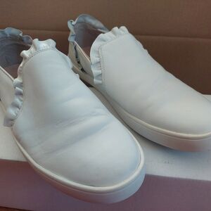 Kate Spade Light Blue and White Sneakers